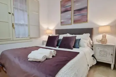 Cama o camas de una habitación en Precioso en Santa Cruz Lirio bajo