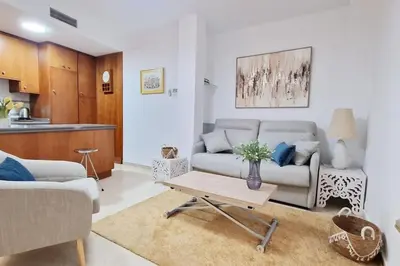 Zona de estar de Precioso en Santa Cruz Lirio bajo