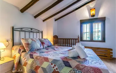 Cama o camas de una habitación en Gorgeous Home In Puertollano