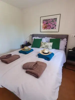 Cama o camas de una habitación en Casa Olivar B&B