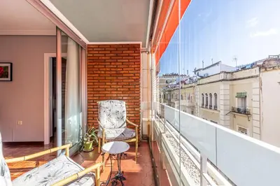 Un balcón o terraza de Ideal apto 1 hab 4 px acogedor y buenas calidades
