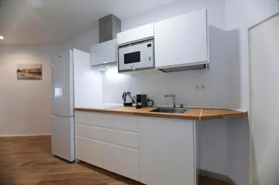 Una cocina o zona de cocina en RentalSevilla Ensenada
