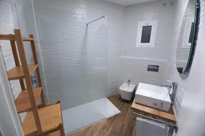Cama o camas de una habitación en RentalSevilla Ensenada