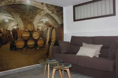 Zona de estar de Loft Turístico en casco histórico, Wifi y TV satélite gratis