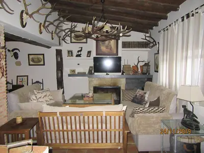 Zona de estar de Casa La montera