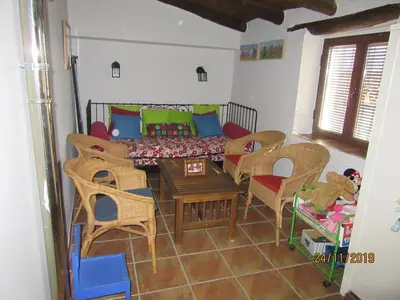 Zona de estar de Casa La montera