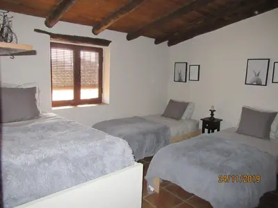 Cama o camas de una habitación en Casa La montera