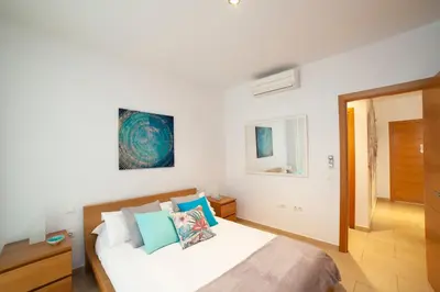 Cama o camas de una habitación en Alohamundi San Julián