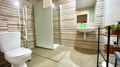 Un baño de Apartamentos Pintor Losada