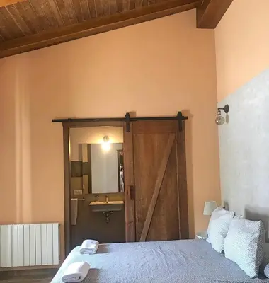 Cama o camas de una habitación en FINCA LAS DEHESILLAS