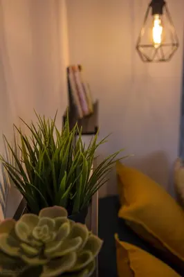 Zona de estar de Tándem House