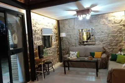 Zona de estar de Viña Las Olivas