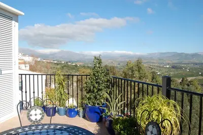 Vista general de una montaña o vista desde el apartamento