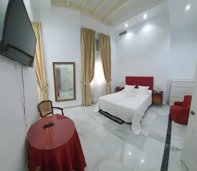 Cama o camas de una habitación en Apartamento Tendillas