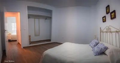 Cama o camas de una habitación en Santa Angela de la Cruz
