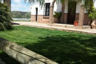 Jardín al aire libre en Casa Rural El Guindo