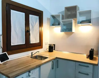 Una cocina o zona de cocina en Pasaje de Amores
