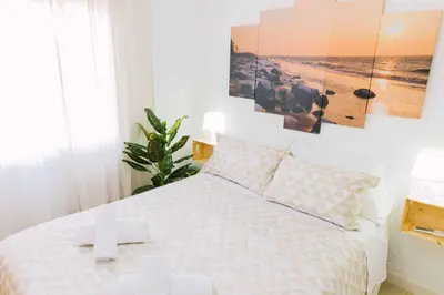Cama o camas de una habitación en Córdoba Cool Homes, La Ribera