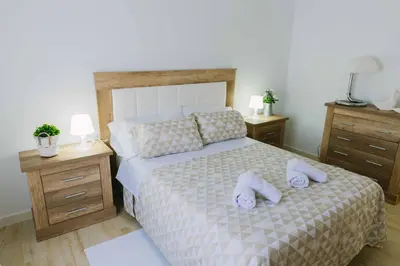 Cama o camas de una habitación en Córdoba Cool Homes, La Ribera