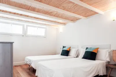 Cama o camas de una habitación en Fantástico Duplex 2 hab 4 px -WIFI AC