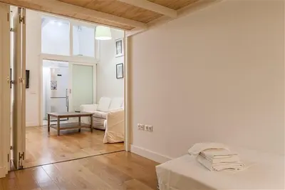 Cama o camas de una habitación en Fantástico Duplex 2 hab 4 px -WIFI AC