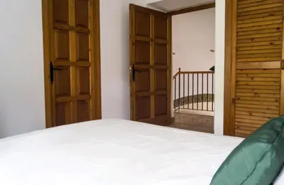 Cama o camas de una habitación en Hacienda La Trinidad