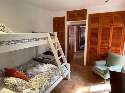 Cama o camas de una habitación en Hacienda La Trinidad