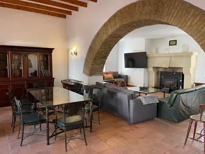 Zona de estar de Hacienda La Trinidad