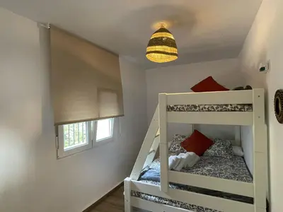 Cama o camas de una habitación en Hacienda La Trinidad