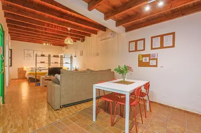 Zona de estar de Loft B2, Apartment in Seville