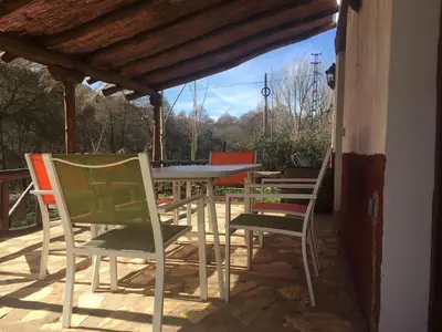 Un balcón o terraza de La Cobacha
