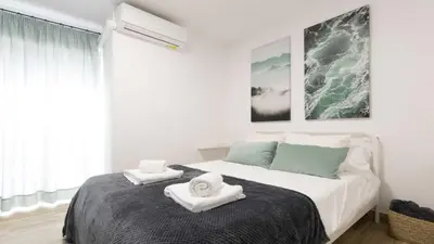 Cama o camas de una habitación en Alojamiento el Realejo