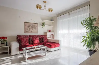 Zona de estar de Descanso-elegancia en Sevilla Parking Gratuito