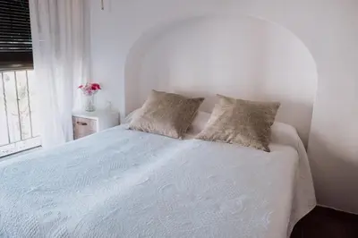 Cama o camas de una habitación en LA COVACHA DEL PINTOR