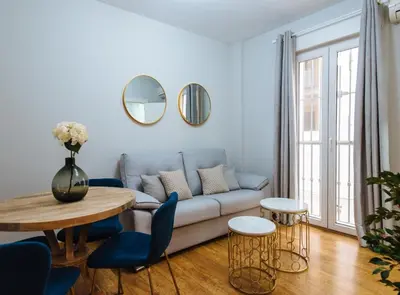 Zona de estar de Feijóo Suite Apartment