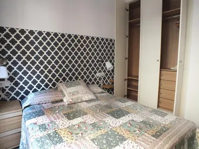 Cama o camas de una habitación en Las Setas Sevilla Alhondiga