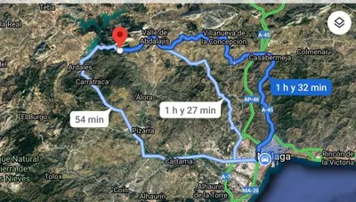 Plano de Alojamiento Rural El Paraíso del Chorro