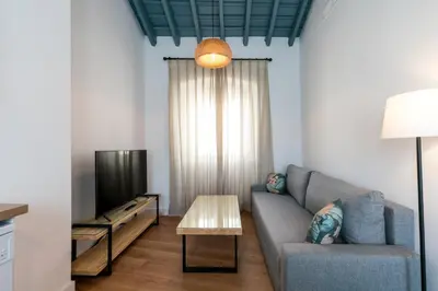 Zona de estar de Apartamentos Leoncillos