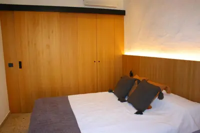 Cama o camas de una habitación en LA ALMACERÍA DE ANTEQUERA