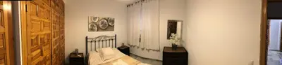 Cama o camas de una habitación en Comfortable Apartment in Central Córdoba, 42 m², Parking.
