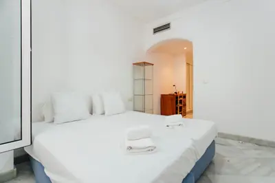 Cama o camas de una habitación en Bright cozy- 1Bd 1Bth- La Alfalfa