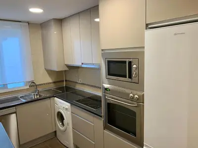 Una cocina o zona de cocina en Apartment Lucena Park Parking Gratis