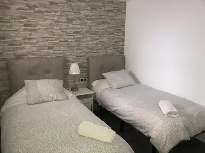 Cama o camas de una habitación en Apartamento Amapola
