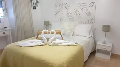 Cama o camas de una habitación en Apartamento Los Padrinos