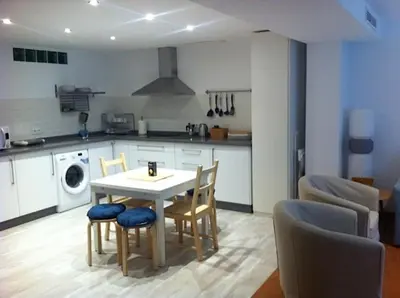 Una cocina o zona de cocina en Corazón de Nervión, excelente ubicación, opcion PARKING