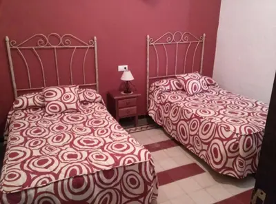 Cama o camas de una habitación en Cortijo el llano Priego de Córdoba