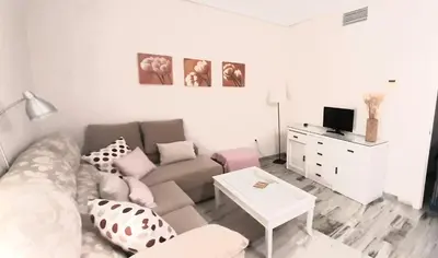 Una televisión o centro de entretenimiento en Apartamento Realengo Sevilla
