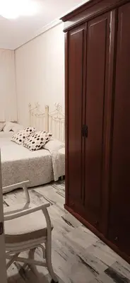 Cama o camas de una habitación en Apartamento Realengo Sevilla