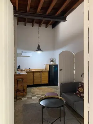 Una cocina o zona de cocina en Hospederia Santa Clara