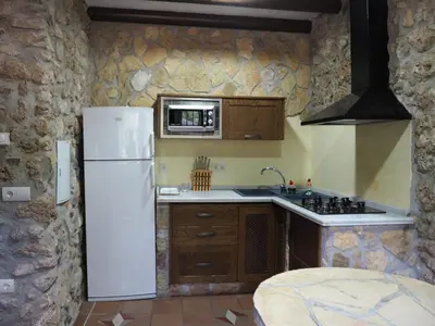Una cocina o zona de cocina en Casa Rural Cortijo Pesquera